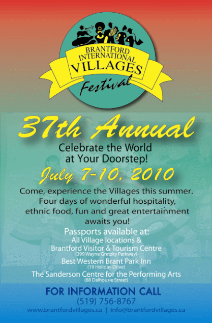 The 37th Annual Brantford International Villages Festival